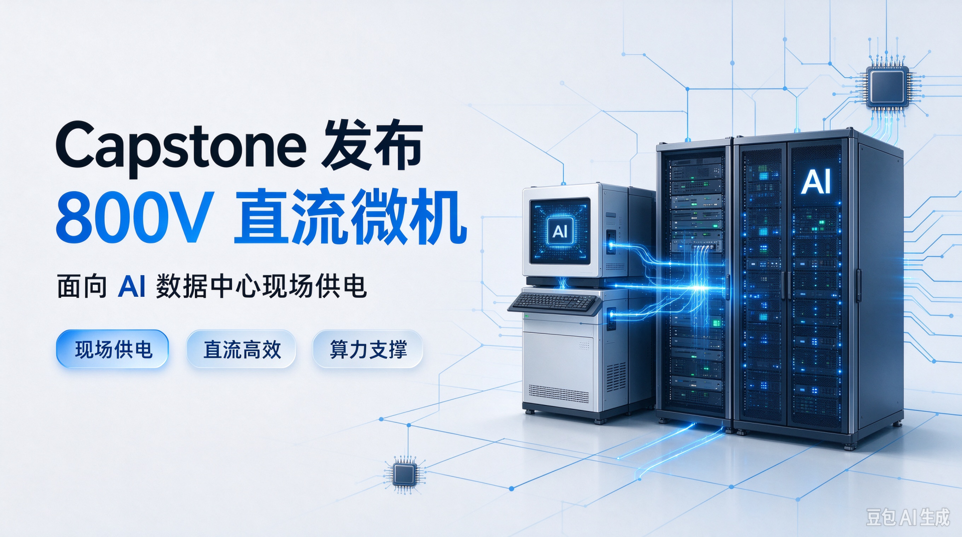 Capstone 发布 800V 直流微燃机,面向 AI 数据中心现场供电